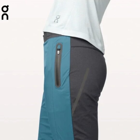 NWOT ON RUNNING Women's Running Pants in Black/Storm, Size Medium - Picture 3 of 16